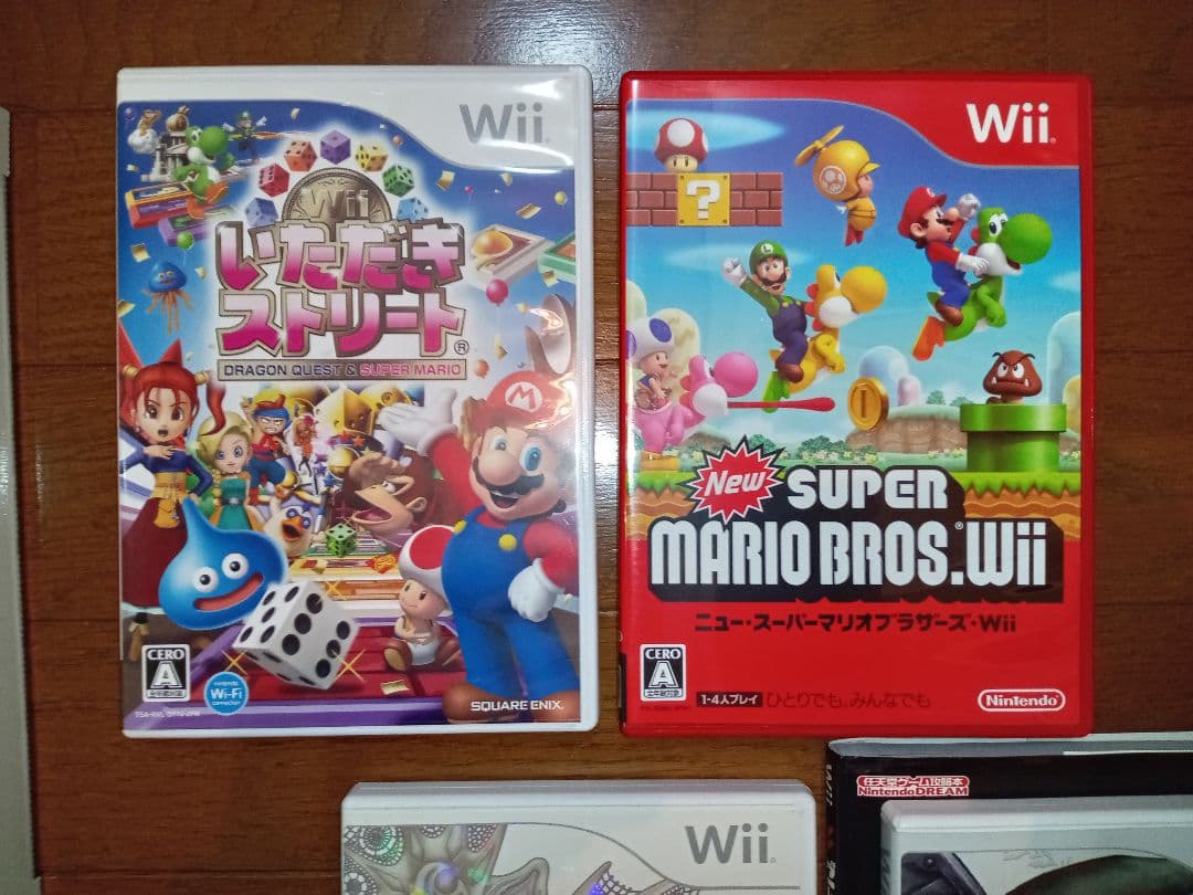 Nintendo任天堂ニンテンドー、wii本体セット、+ソフト７本セット