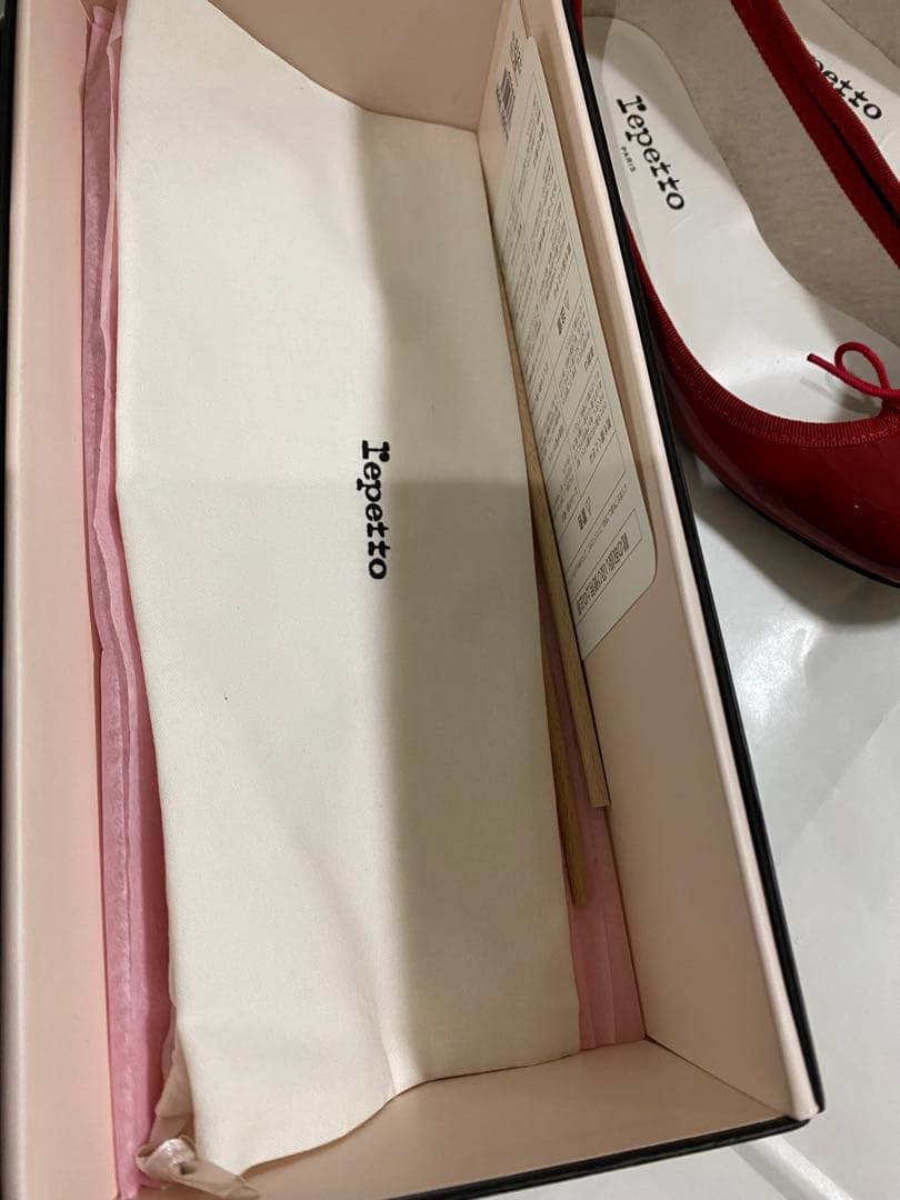 美品⭐︎レペット　バレエシューズ　赤　サイズ38