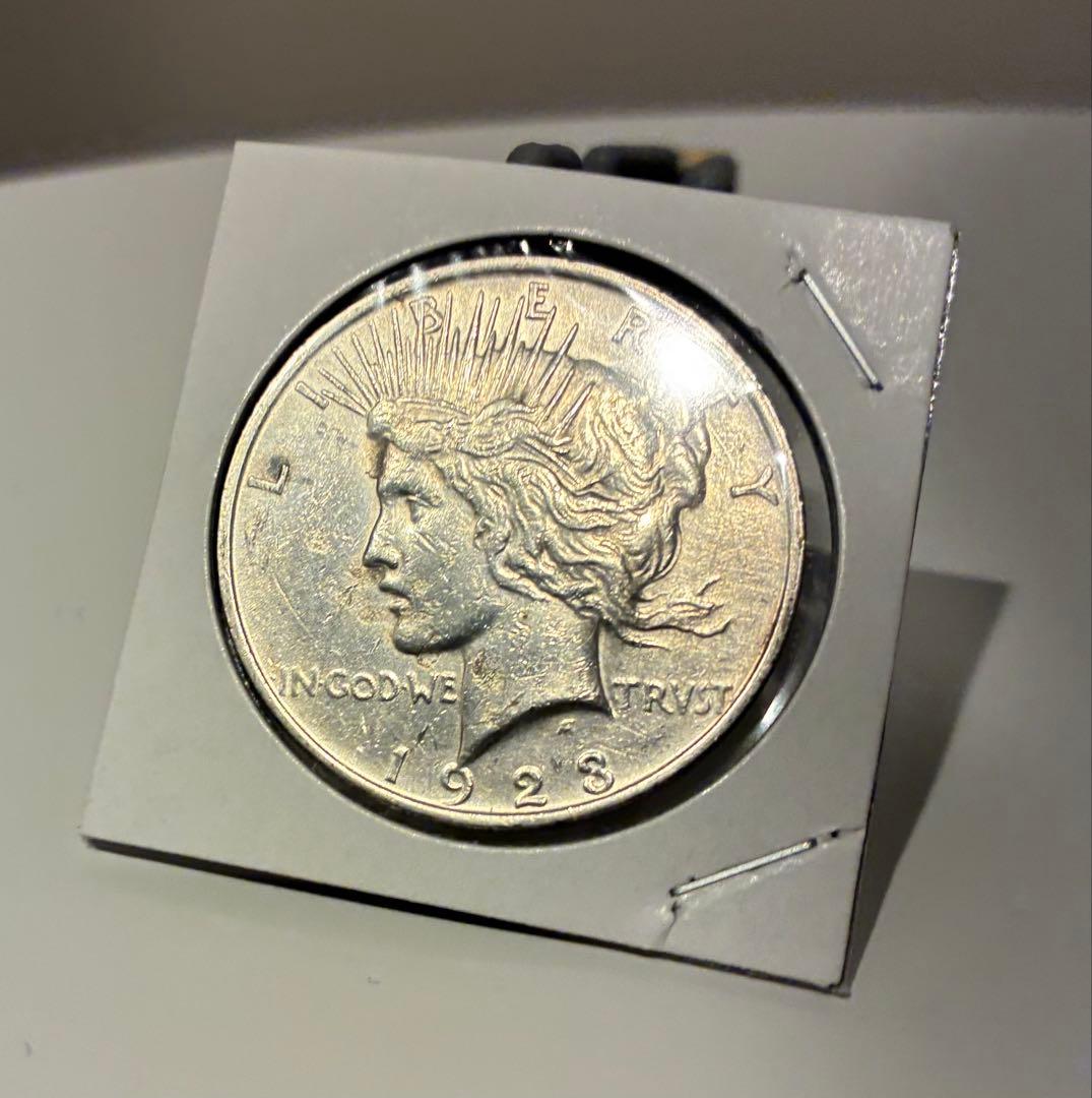 ピースダラー アメリカ 1ドル 銀貨 1923年