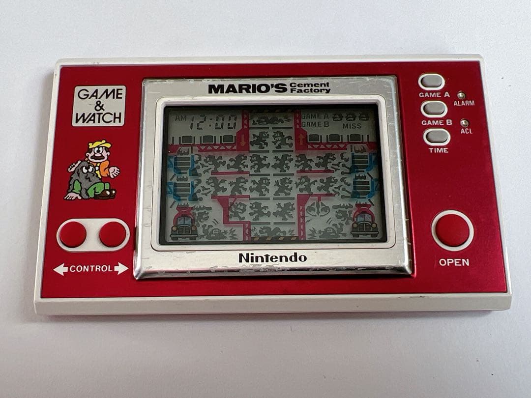 ニンテンドー ゲームウォッチ マリオズセメントファクトリー 任天堂