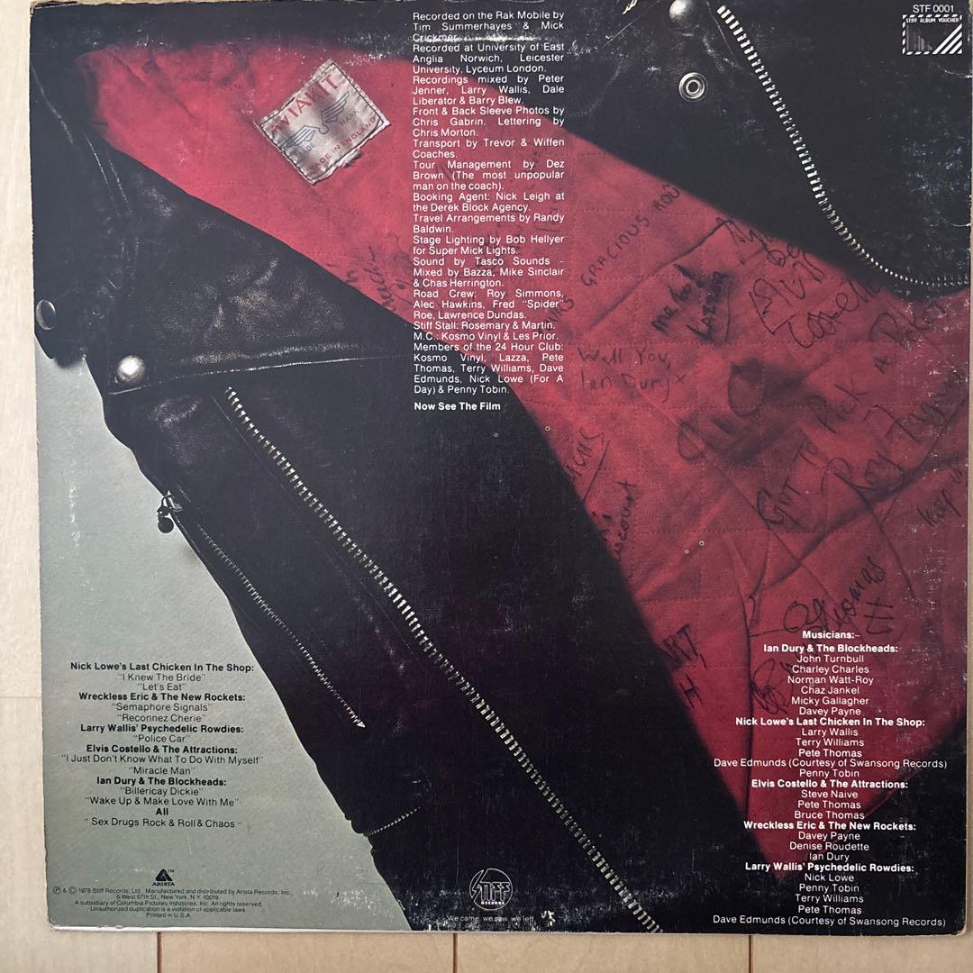 邦楽 Stiff Records Live Various Artists LP