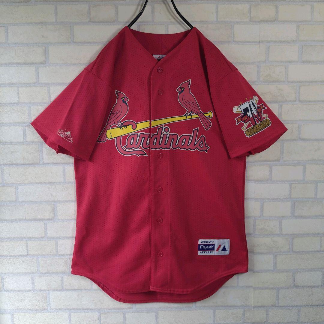 マジェスティック★USA製 90s カージナルス マグワイア 記念ユニホーム M