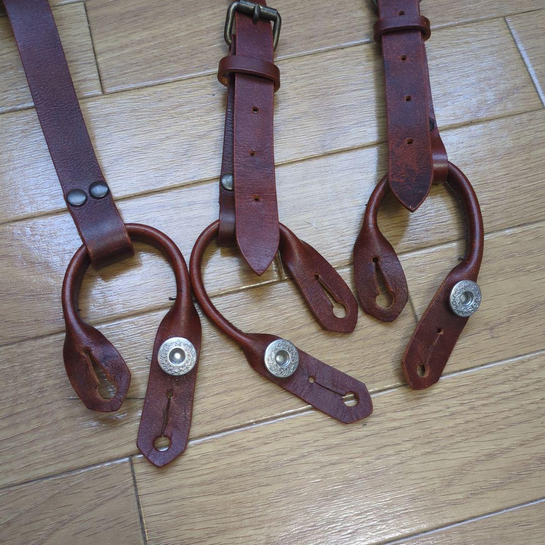 Lightning Farmer style サスペンダー　馬革