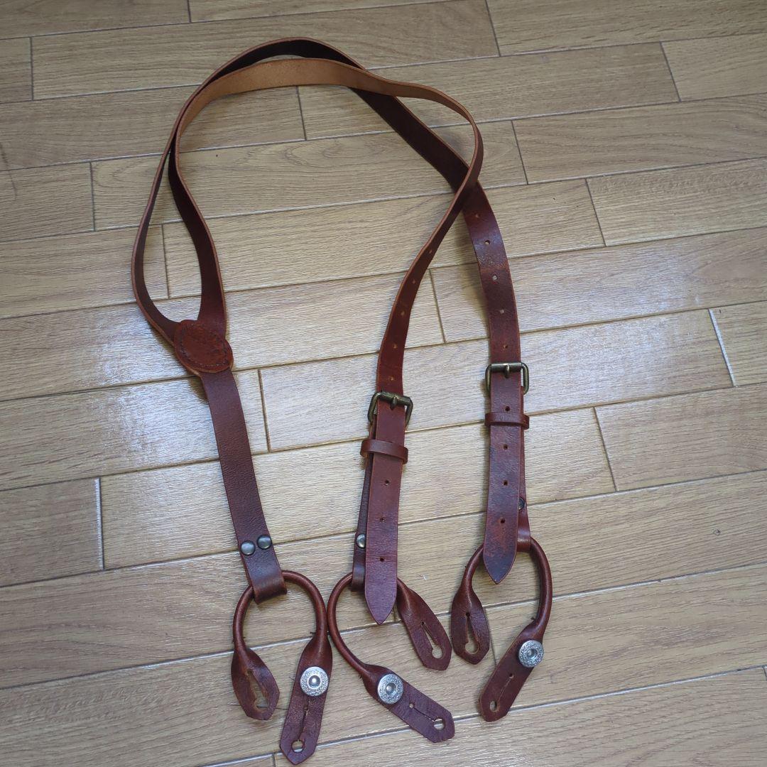 Lightning Farmer style サスペンダー　馬革