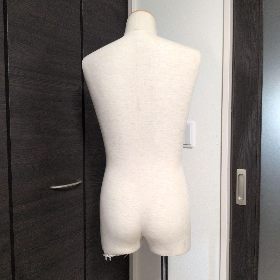 メンズトルソー 木製 マネキン ボディ ディスプレイ 服飾 縫製用