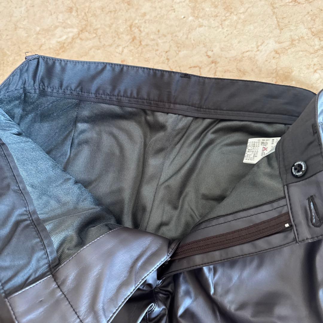新品Heal Creek フェイクレザーパンツ88