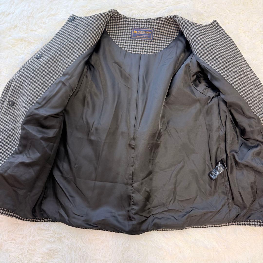 美品★ジャーナルスタンダード スーパーファインビーバークルーネックコートM