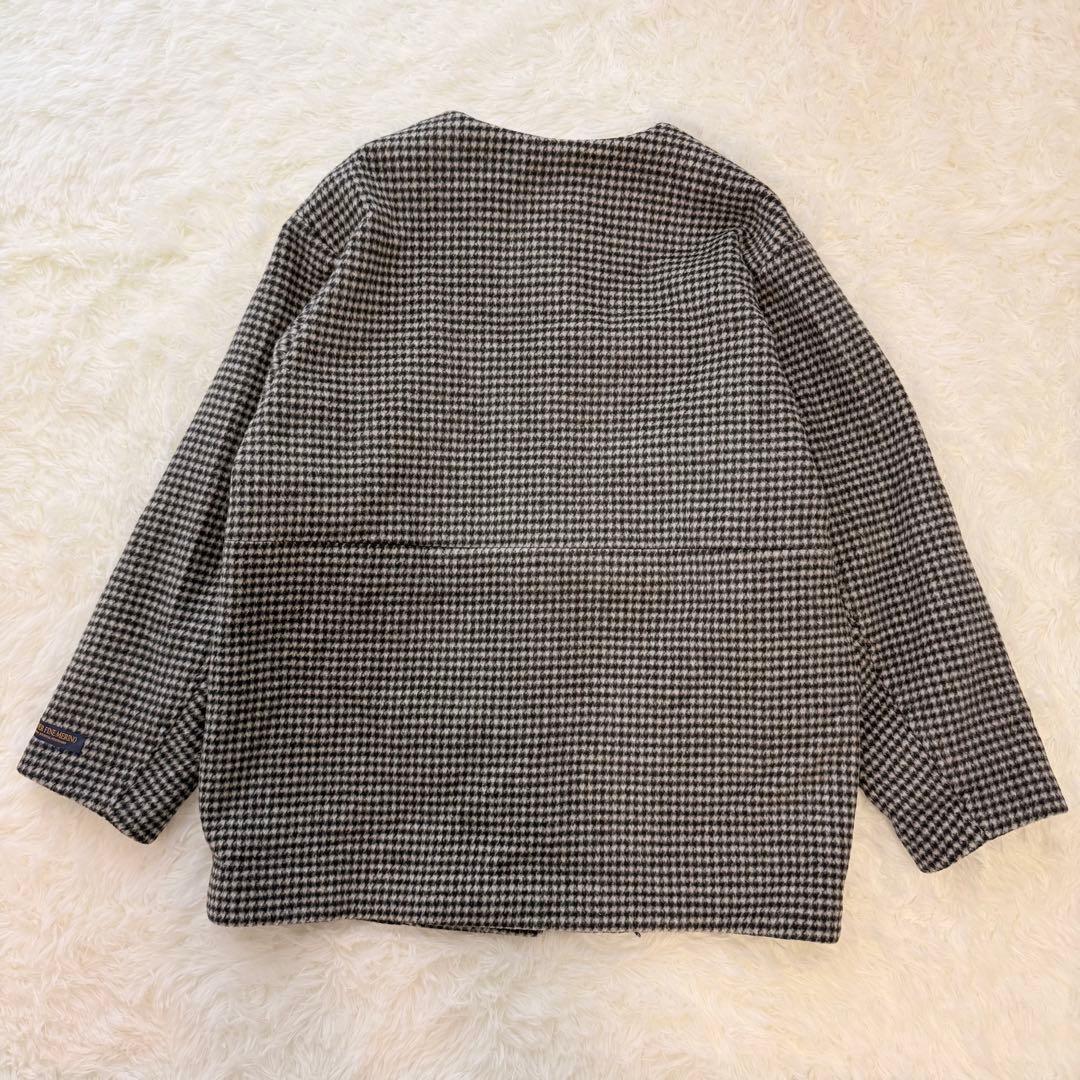 美品★ジャーナルスタンダード スーパーファインビーバークルーネックコートM