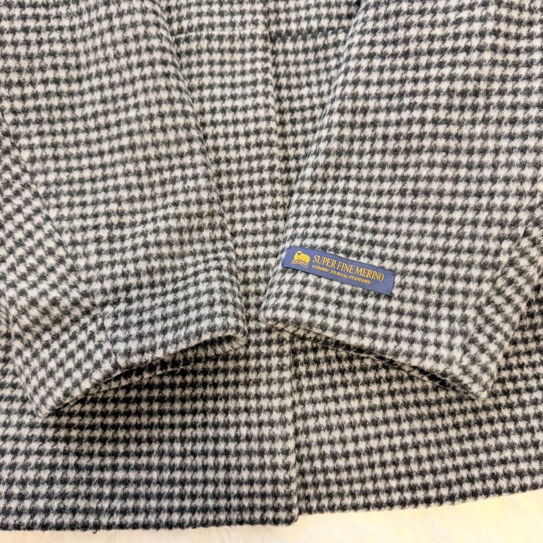 美品★ジャーナルスタンダード スーパーファインビーバークルーネックコートM