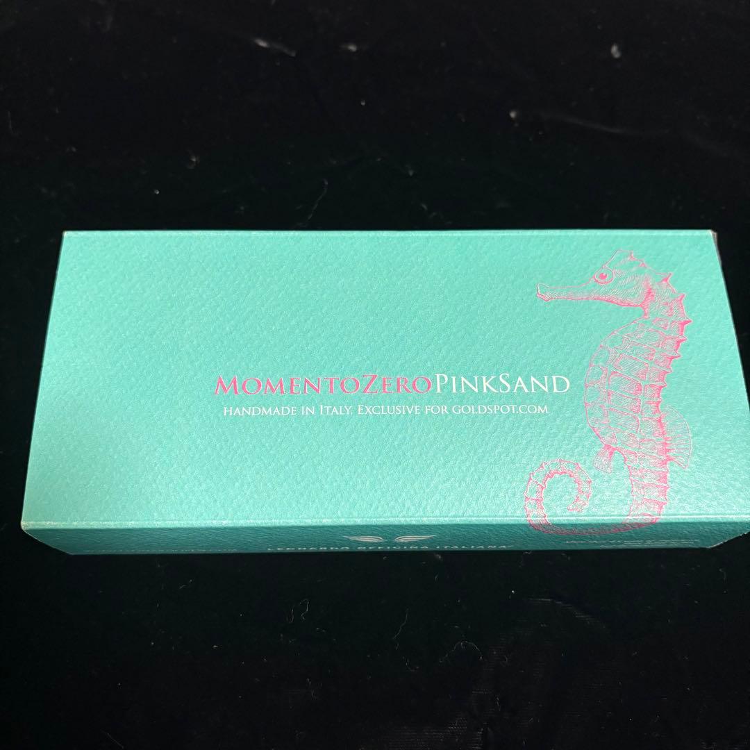 レオナルド モーメントゼロ 限定品 Pink Sand ペン先 スチール F