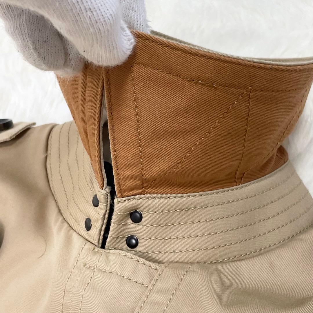 美品 COACH コーチ F33970 ショート丈 トレンチコート ジャケット