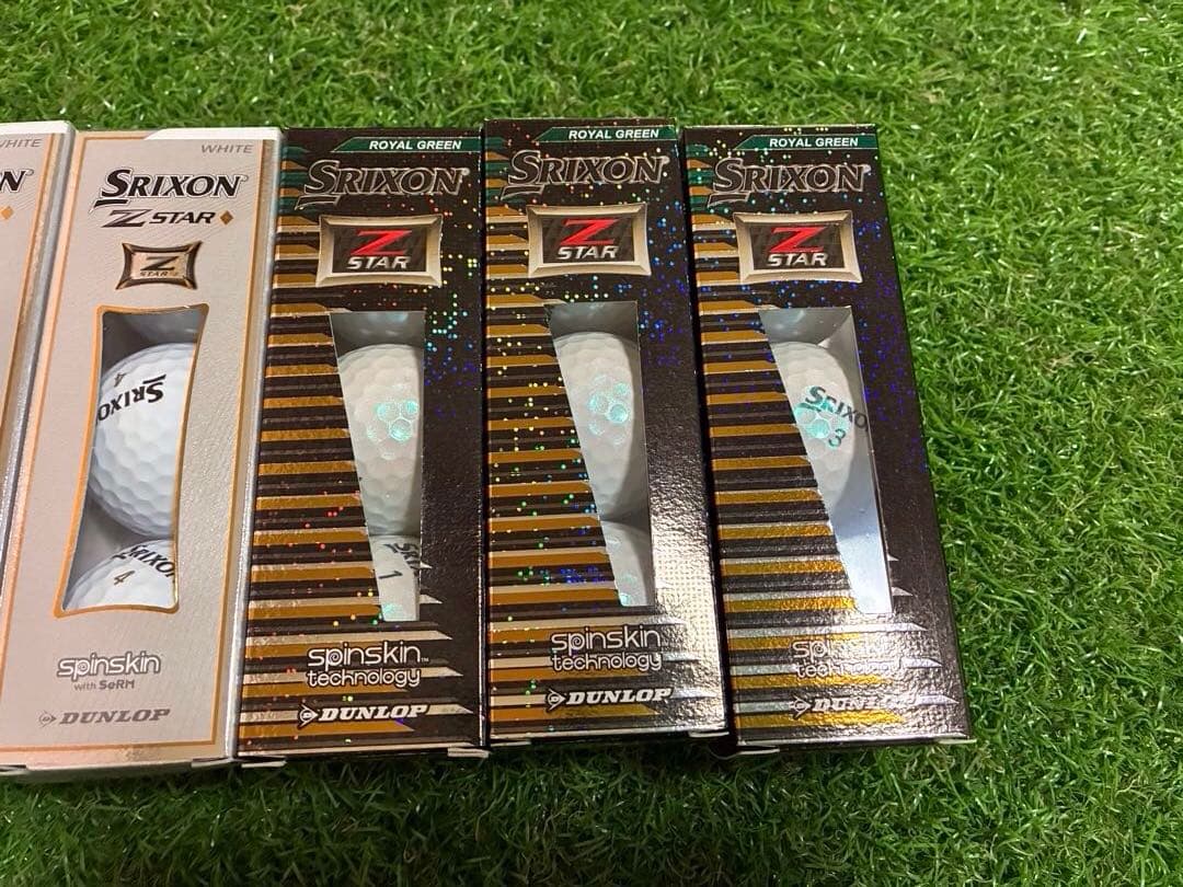 【Srixon】Z-Star & ダイヤモンド　ゴルフボール 各3スリーブ18個