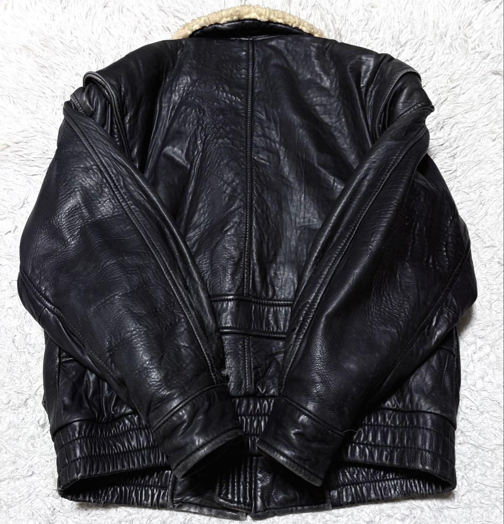ジャケット・アウター 90s vintage flight jacket black y2k