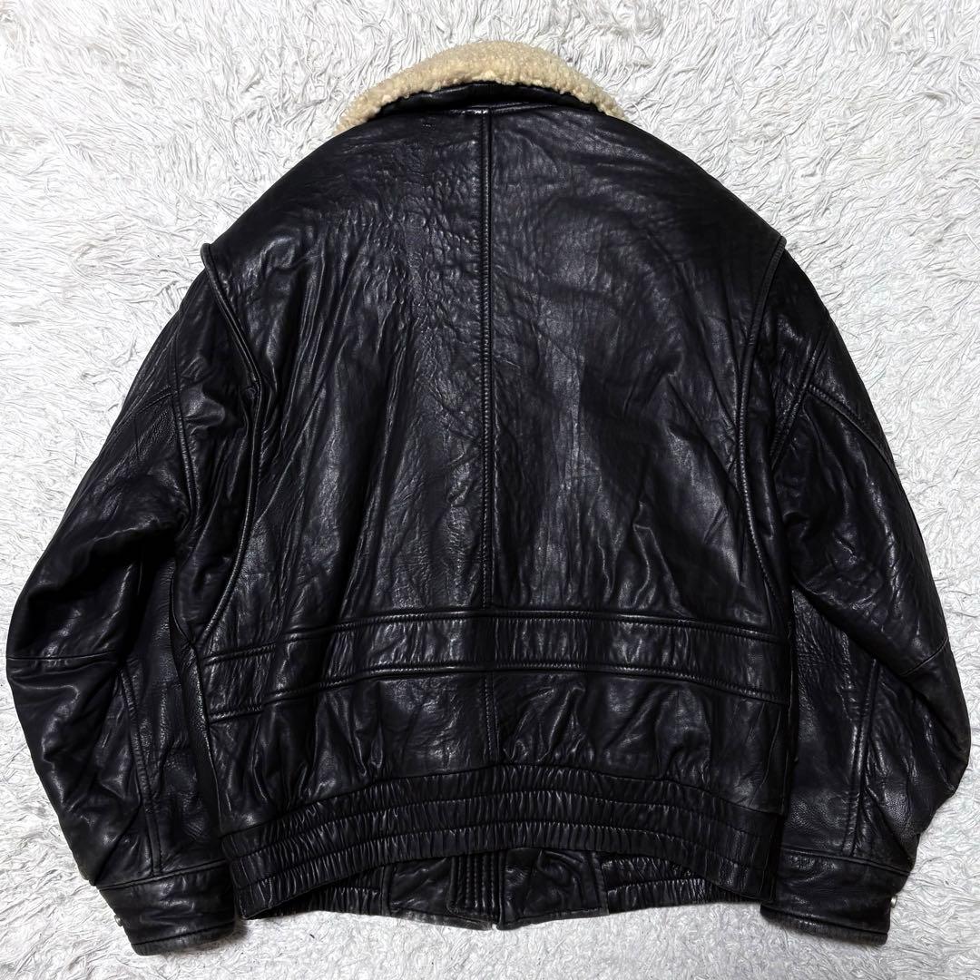 ジャケット・アウター 90s vintage flight jacket black y2k