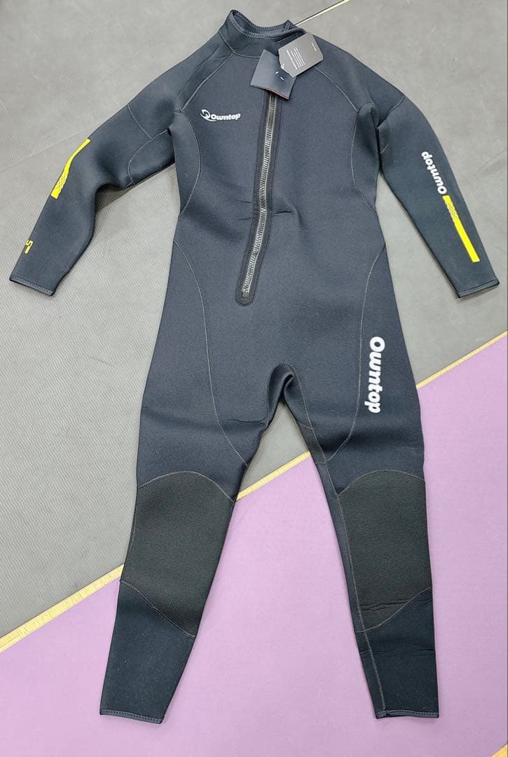 Owntop ウェットスーツ 5mm ネオプレン フルスーツ メンズ L