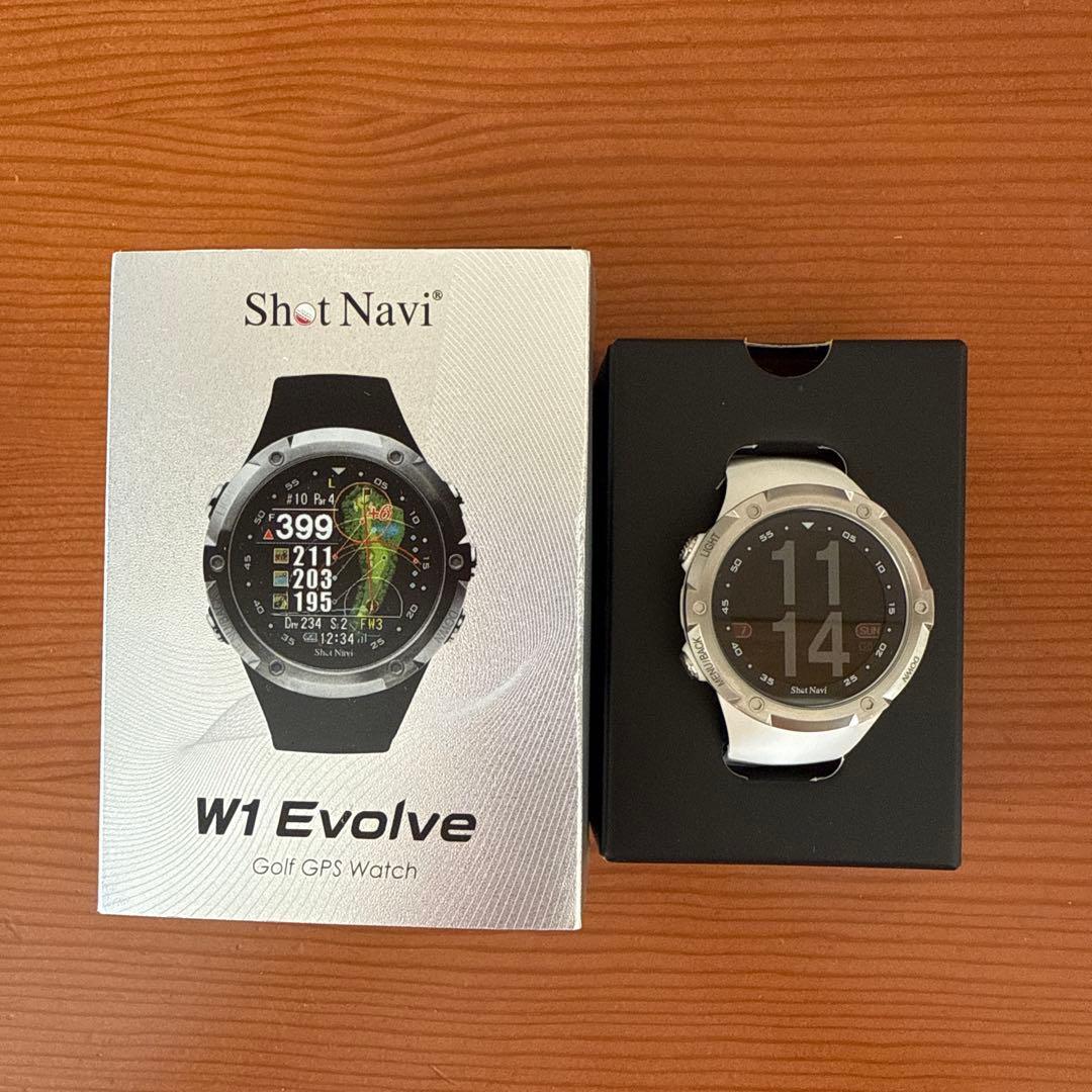 ShotNavi W1 Evolve ゴルフ GPSウォッチ