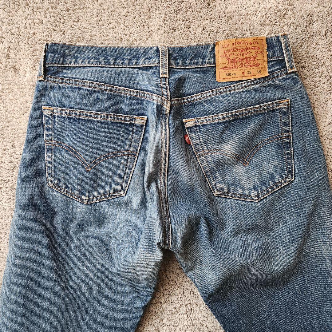 90s Levi's 501xx USA製 ボタン裏653 W33 リーバイス