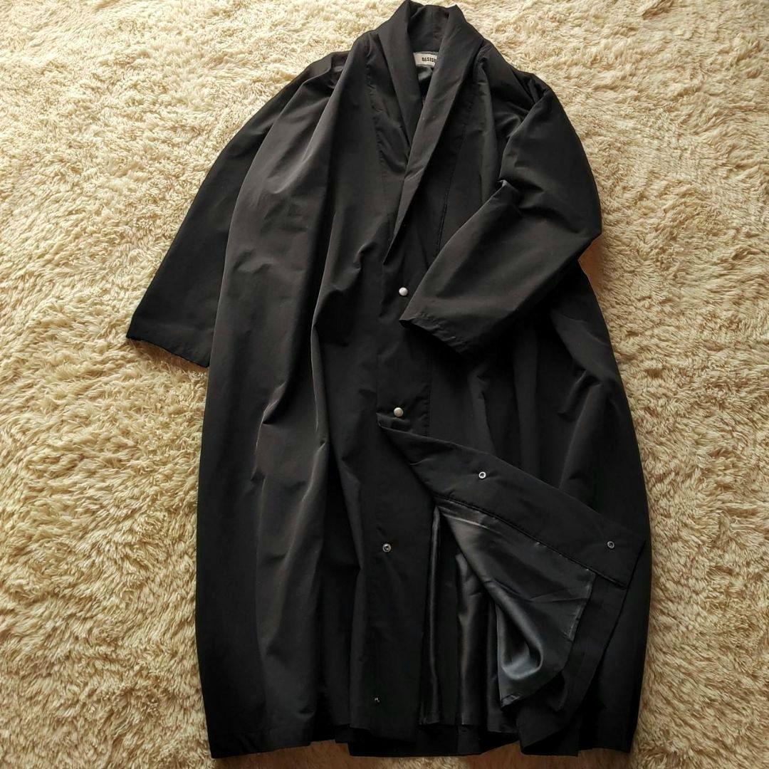 BASISBROEK コットンクロス コートジャケット ロング丈 着物コート