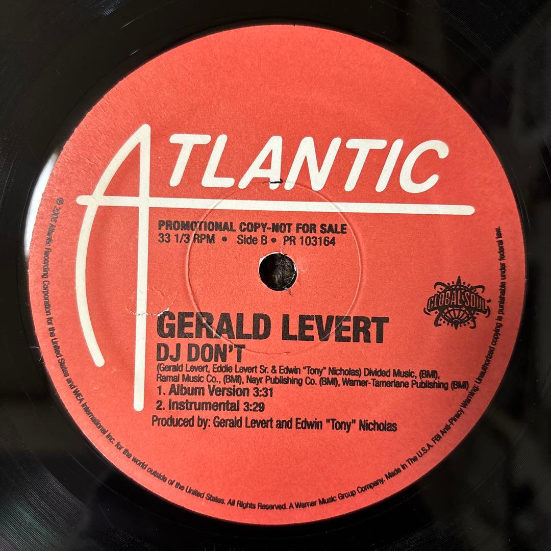 ⭐︎激レア盤⭐︎ GERALD LEVERT / DJ Don't （送料無料）
