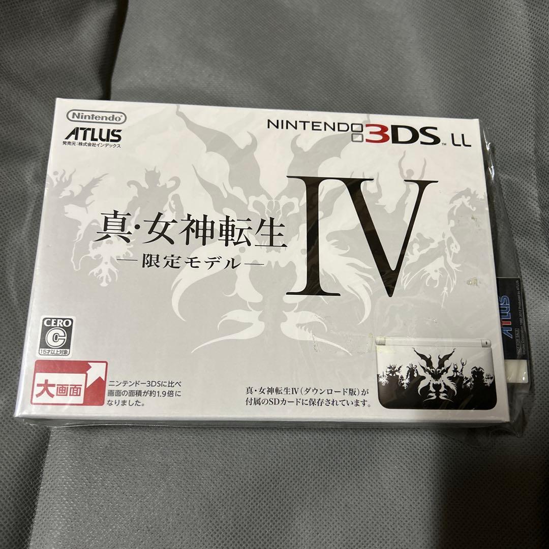 【未開封】ニンテンドー3DS LL 真・女神転生IV 限定モデル　予約特典セット