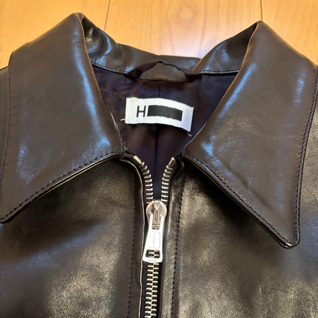 H BEAUTY&YOUTH ホースレザー　70s スポーツジャケット　L