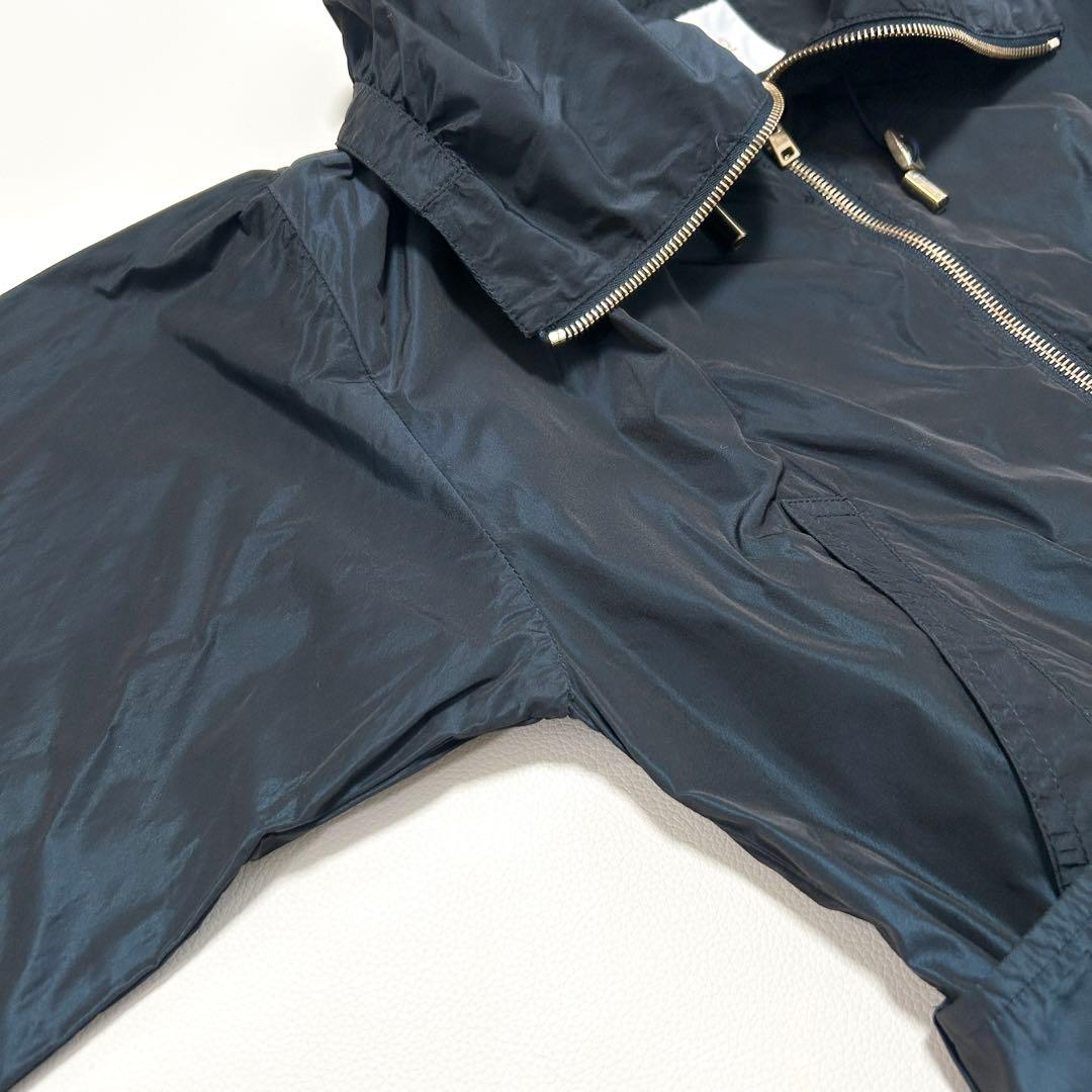 美品✨HERNO マウンテンパーカー ナイロンコート ベルト ネイビー 40