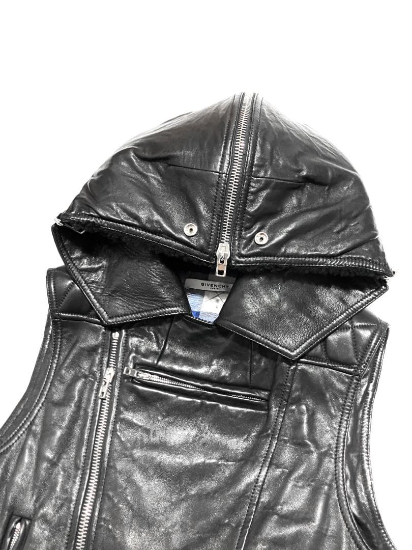 ジャケット・アウター Givenchy 2017 Leather Sleeveless Jacket