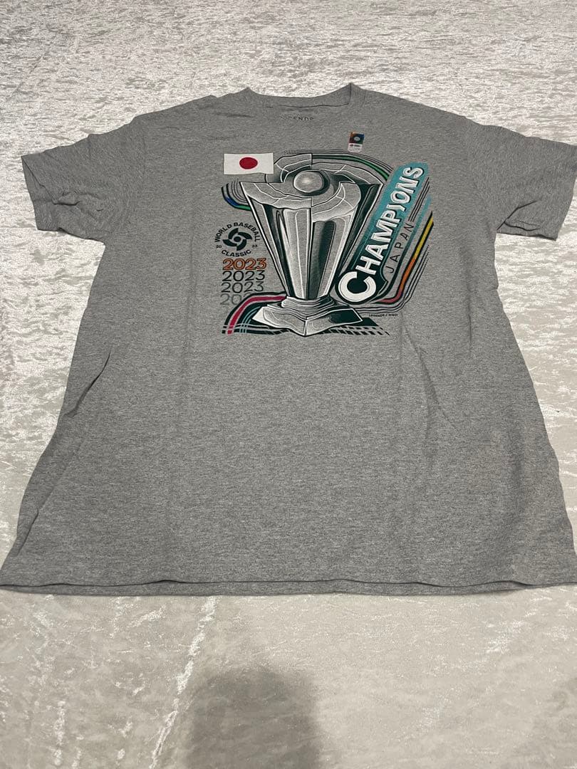 WBC 2023年チャンピオンTシャツ Mサイズ グレー 新品