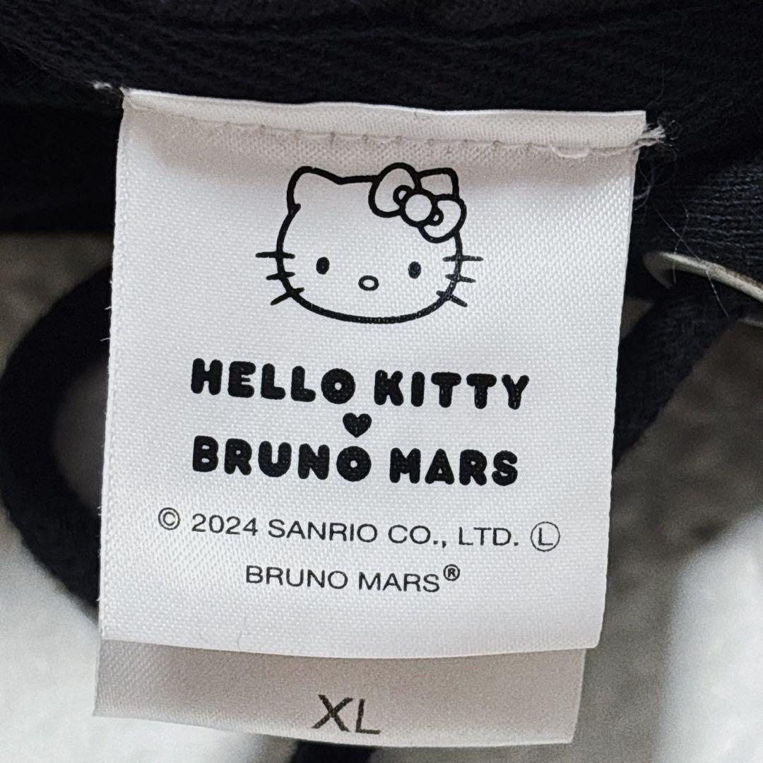 Bruno Mars × Hello Kitty コラボ パーカー XL 黒