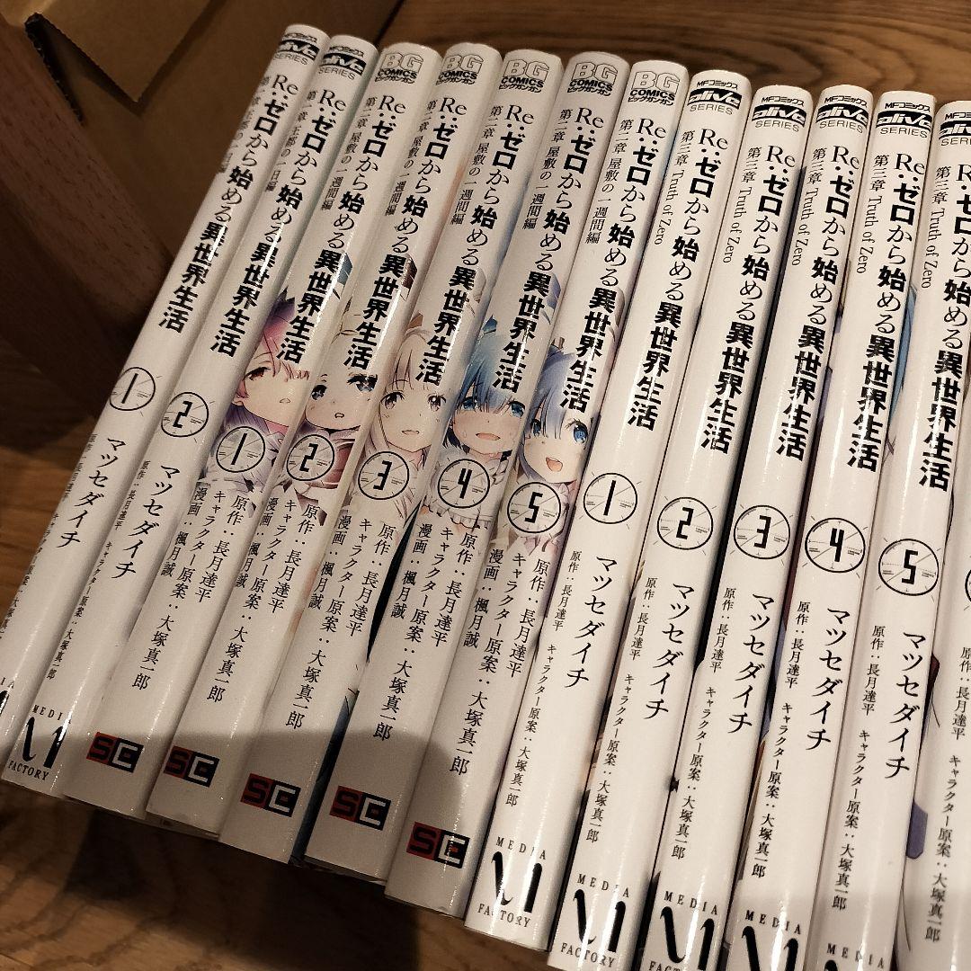 ゼロから始める異世界生活 コミック 第一章 〜第四章 剣鬼恋歌 漫画 リゼロ
