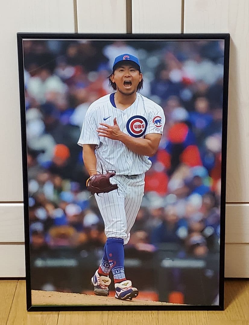 meronカブス今永昇太 MLB！A3ポスターフレーム付き各種①セット！