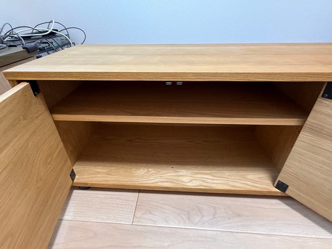 無印良品　スタッキングキャビネット オーク材 テレビ台　ローボード　テレビボード