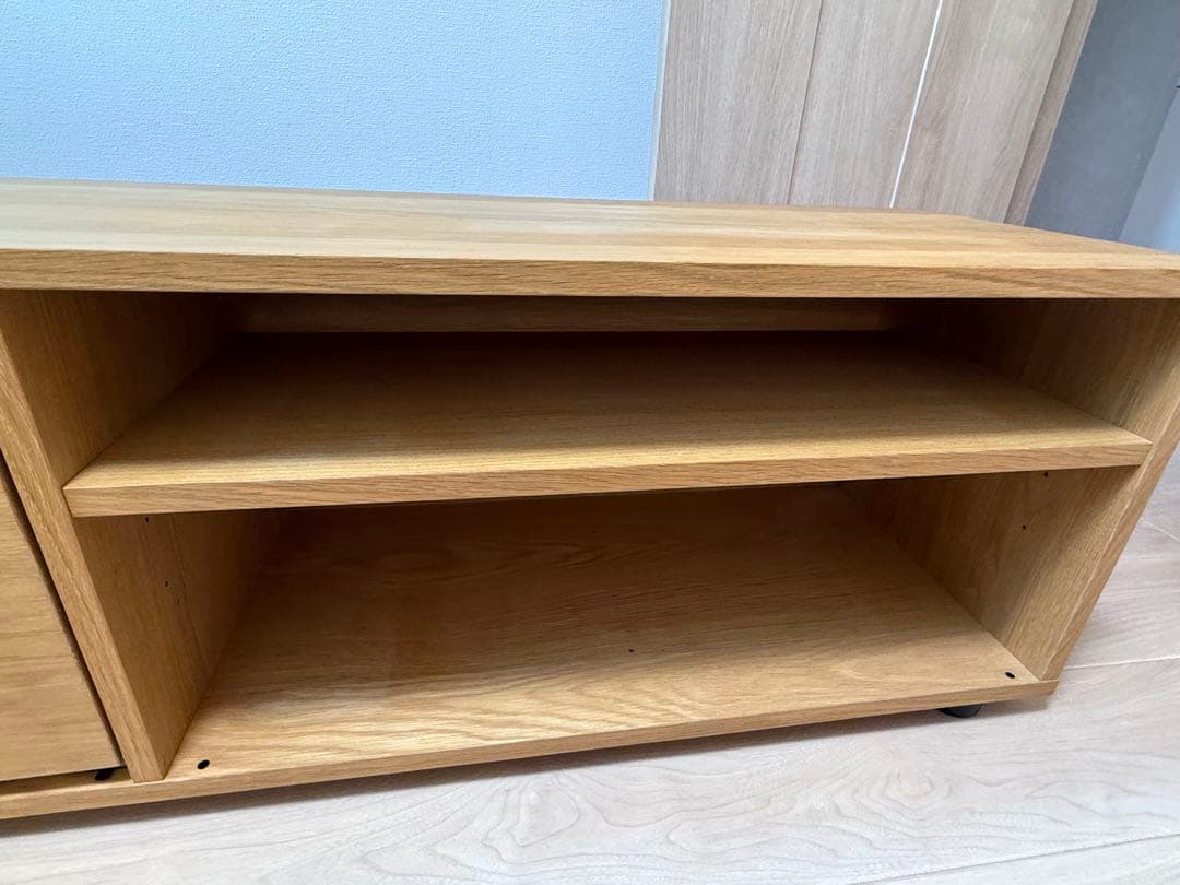 無印良品　スタッキングキャビネット オーク材 テレビ台　ローボード　テレビボード