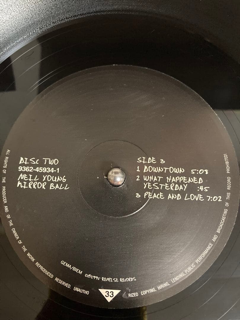 Neil Young / Mirror Ball (2枚組LP)