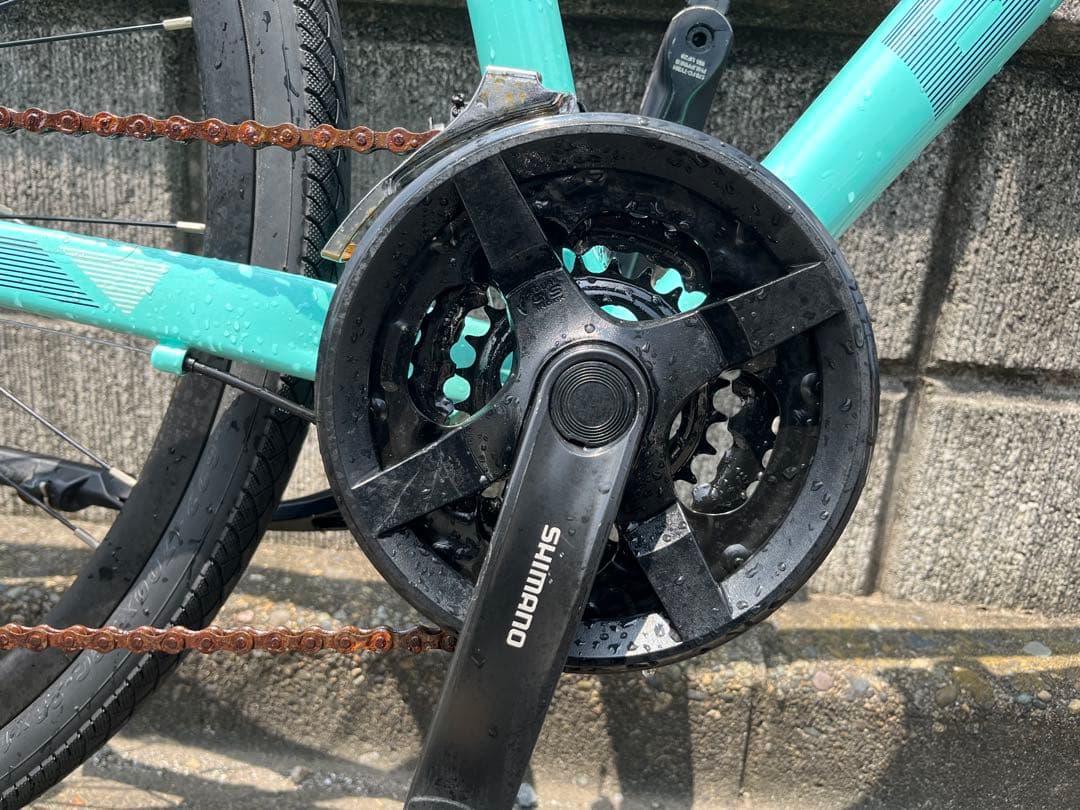 【szero】Bianchi C-Sport 2 クロスバイク チェレステ