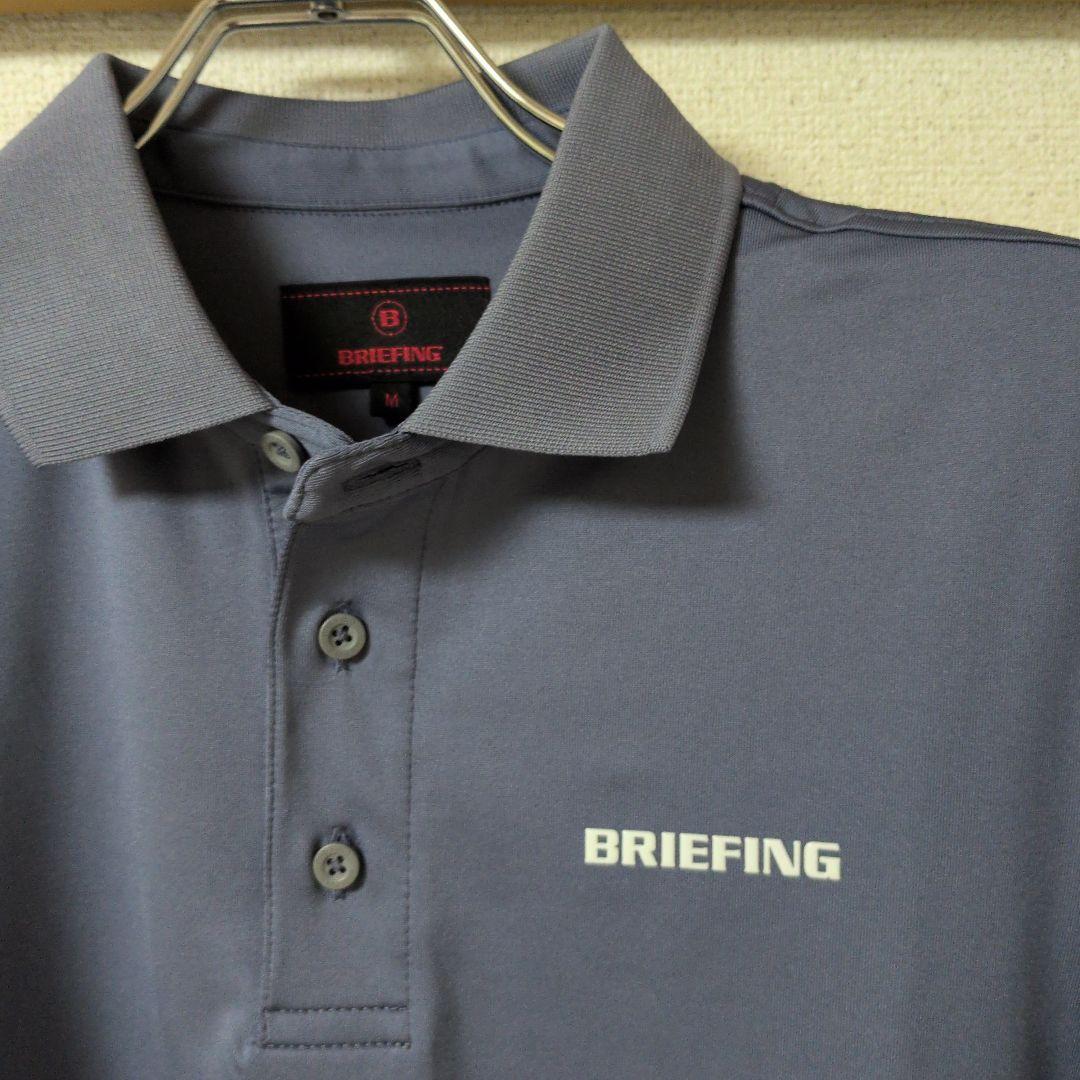 BRIEFING ポロシャツ M グレー