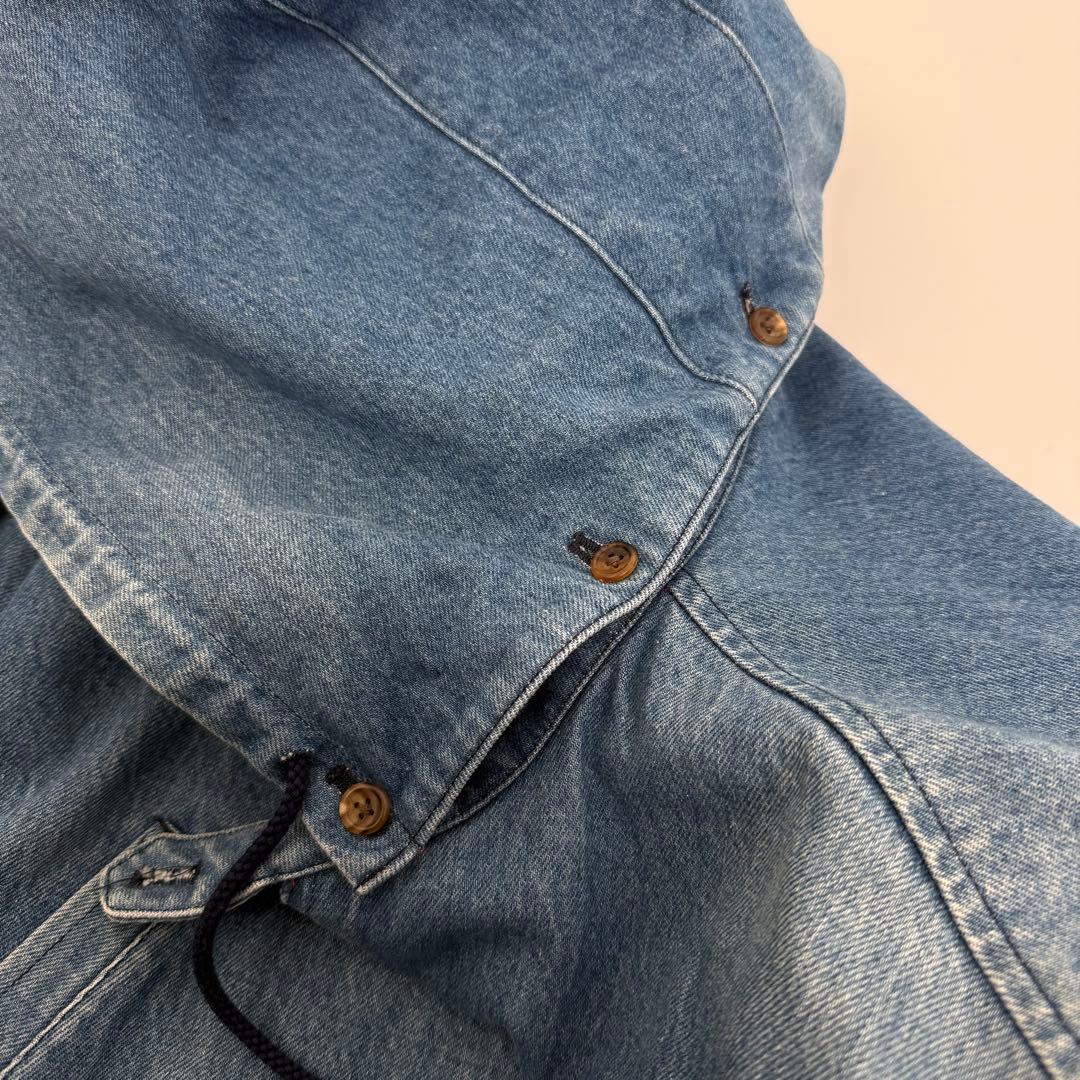 ポロ ラルフローレン 80s フード付き デニム スイングトップ vintage