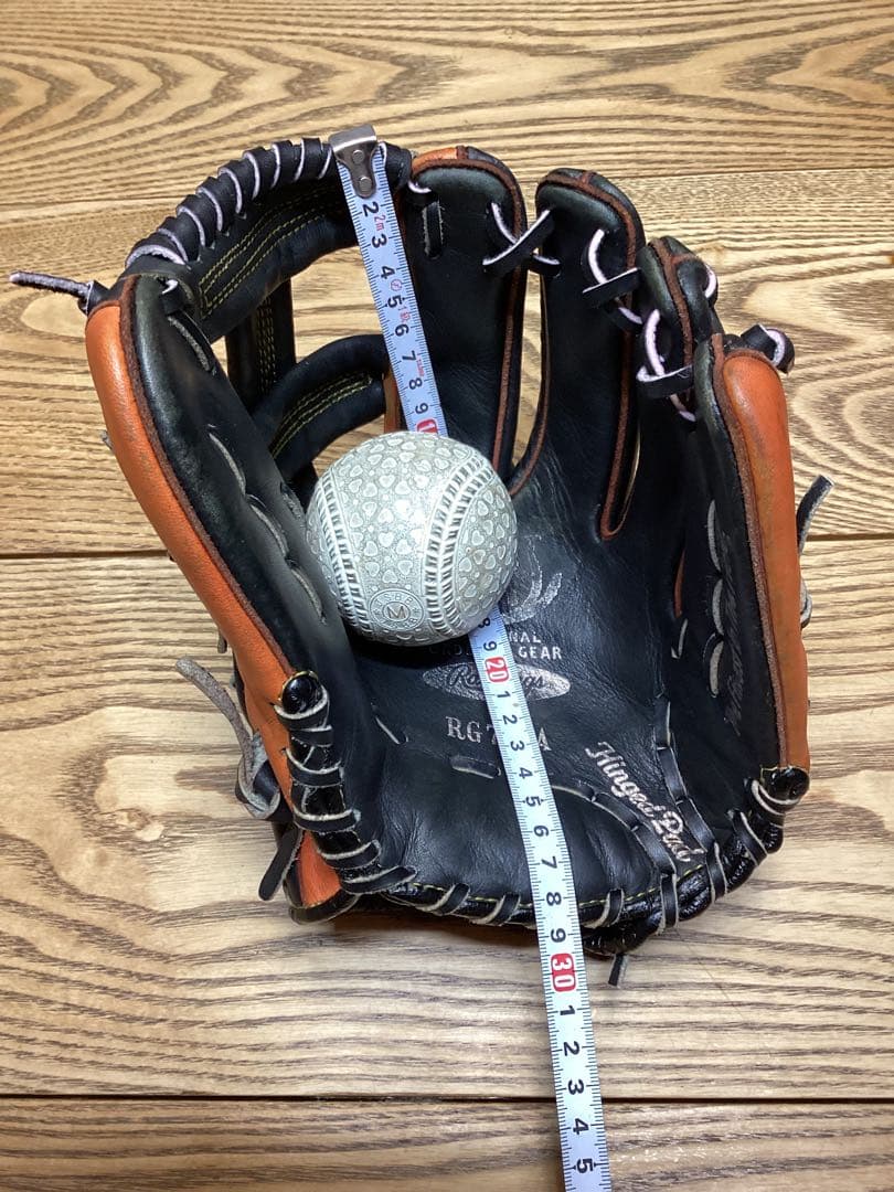 ローリングス アシックス オーダー レア 軟式野球グローブ 王冠 クラウンバック