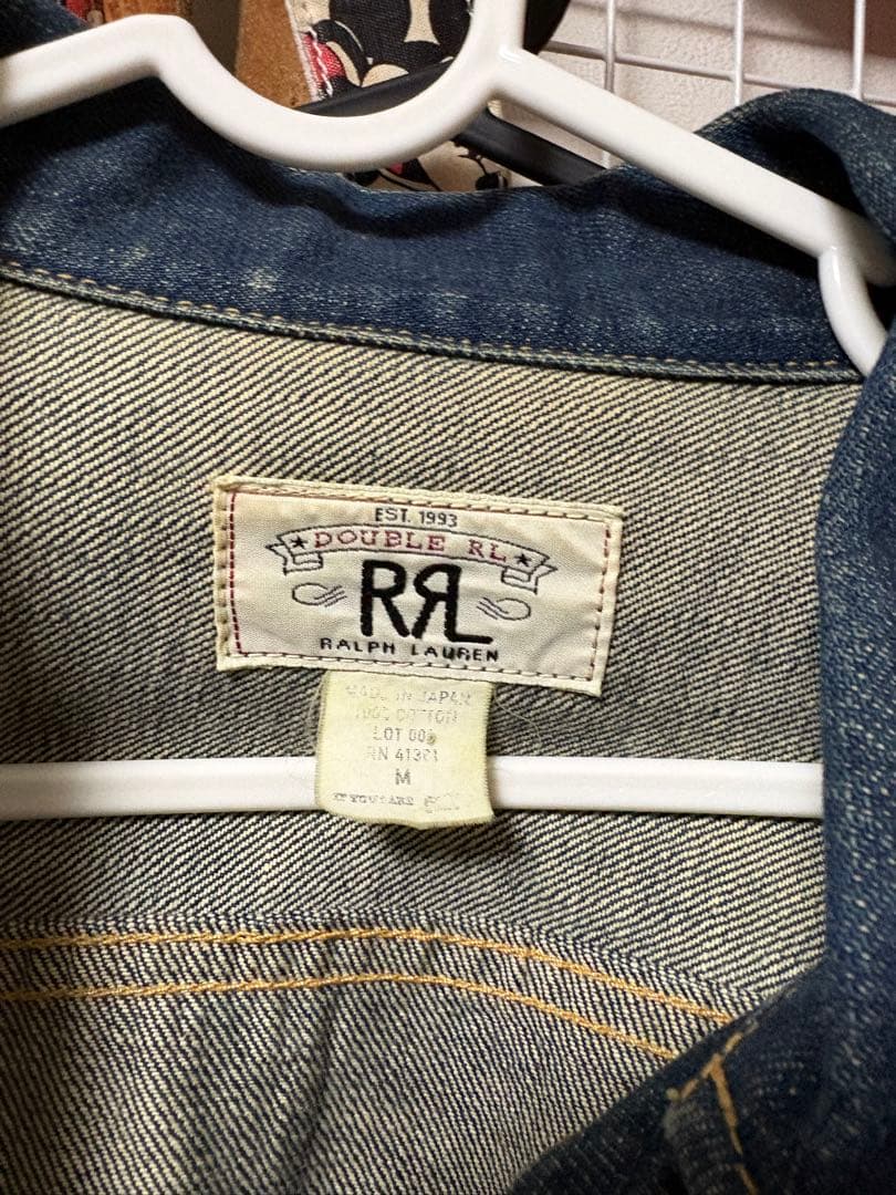 RRL デニムジャケット M インディゴ　ジージャン　 デニム　ジーンズ
