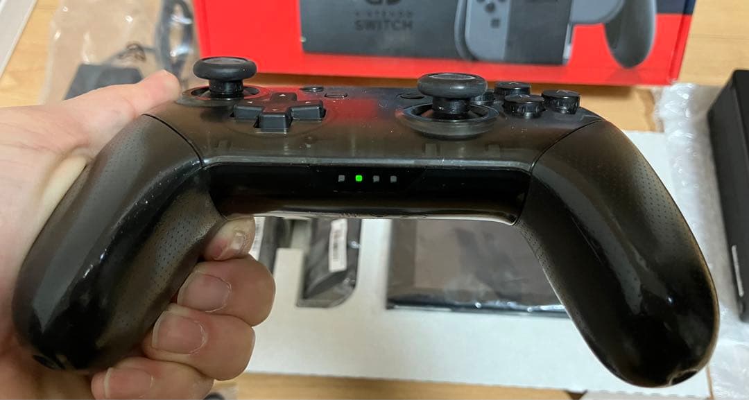 NINTENDO SWITCH 2021年製 バッテリー強化版 プロコン付 中古
