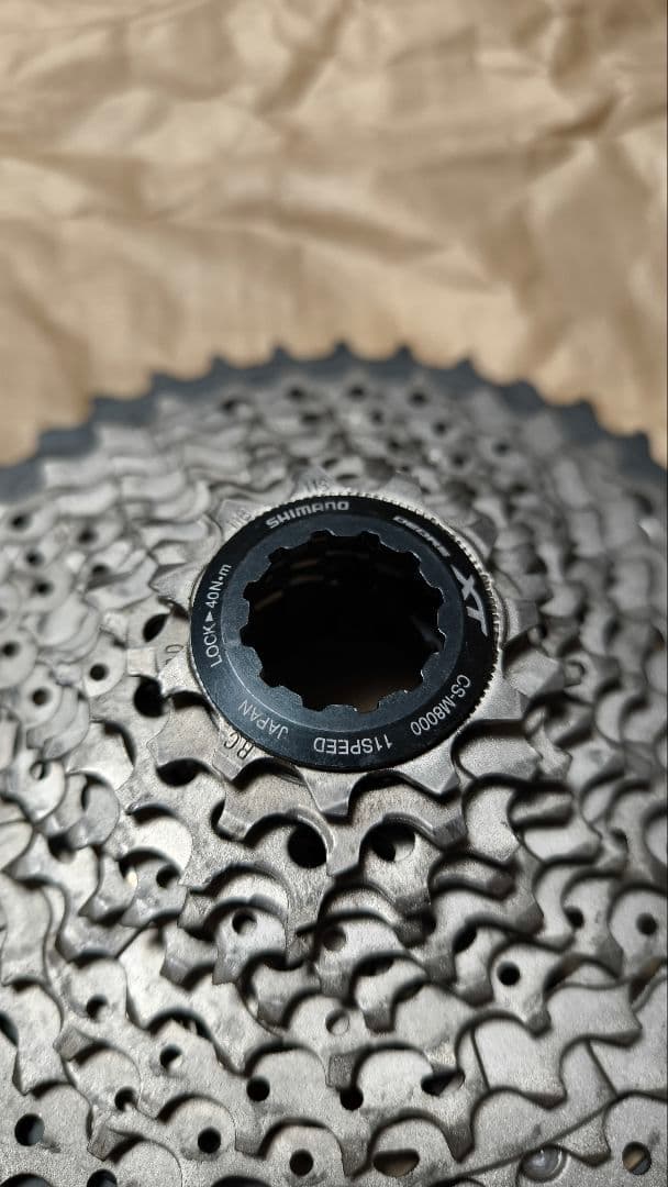 SHIMANO XT M8000 11S カセット チェーンセット (低走行)