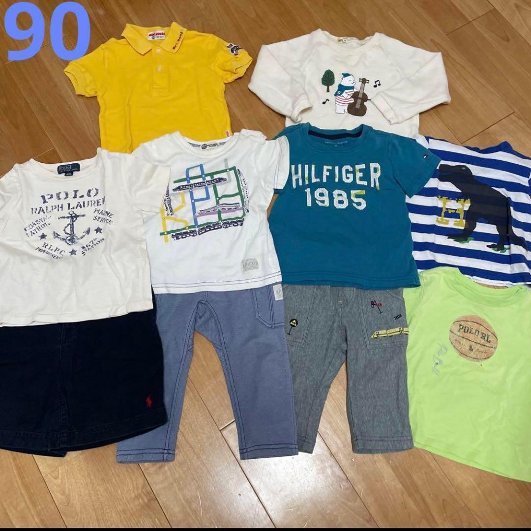 Tシャツ90 男の子　まとめ売り　トップス　ズボン　保育園