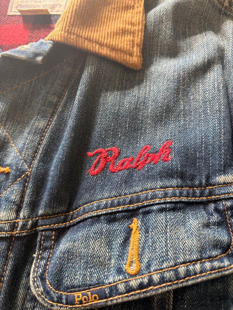 マジ最終価格‼️Polo Ralph Lauren Gジャン、Mサイズ、ピース