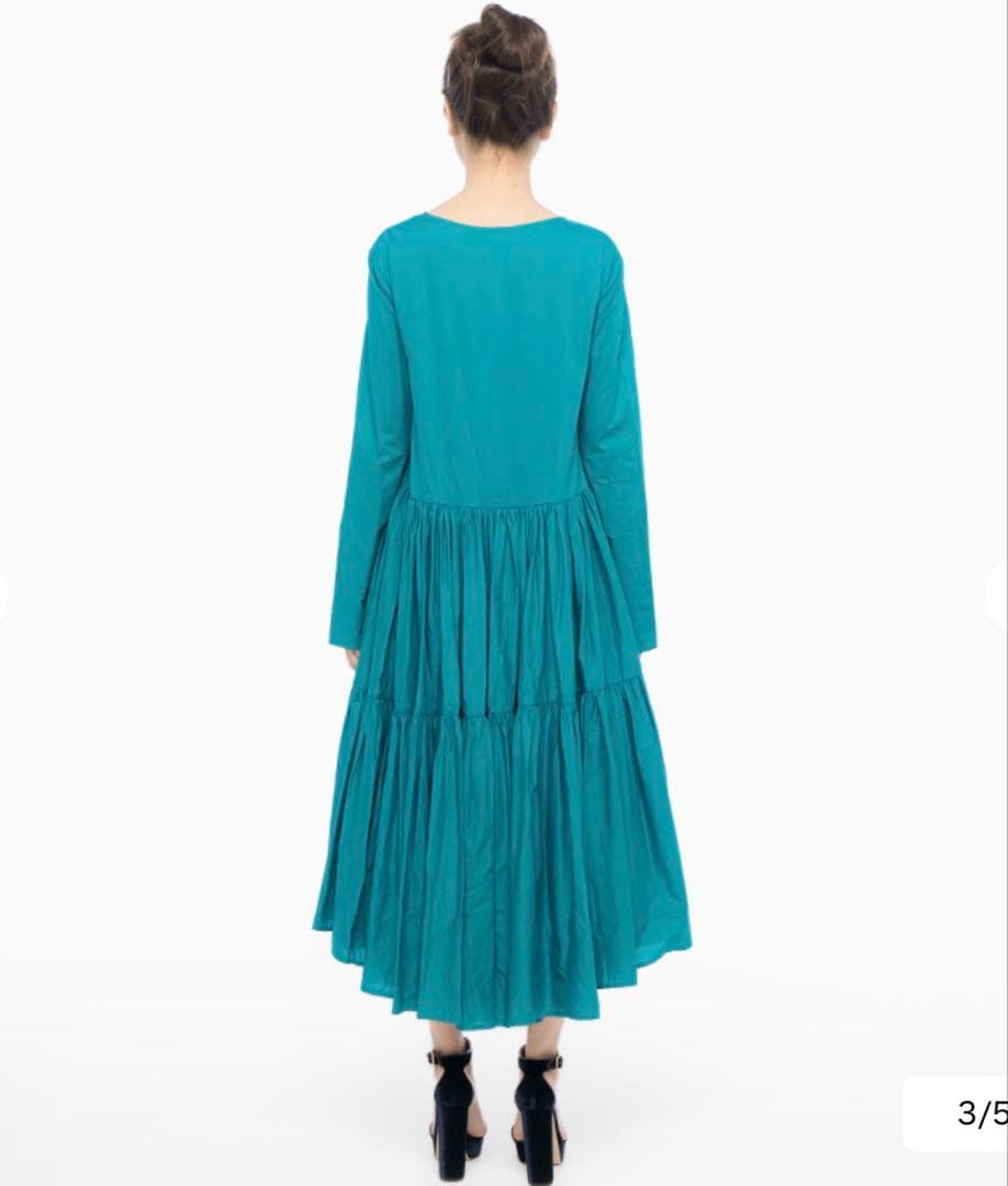 美品　Merlette カシュクールワンピ　巻きスカートワンピース　梨花着用