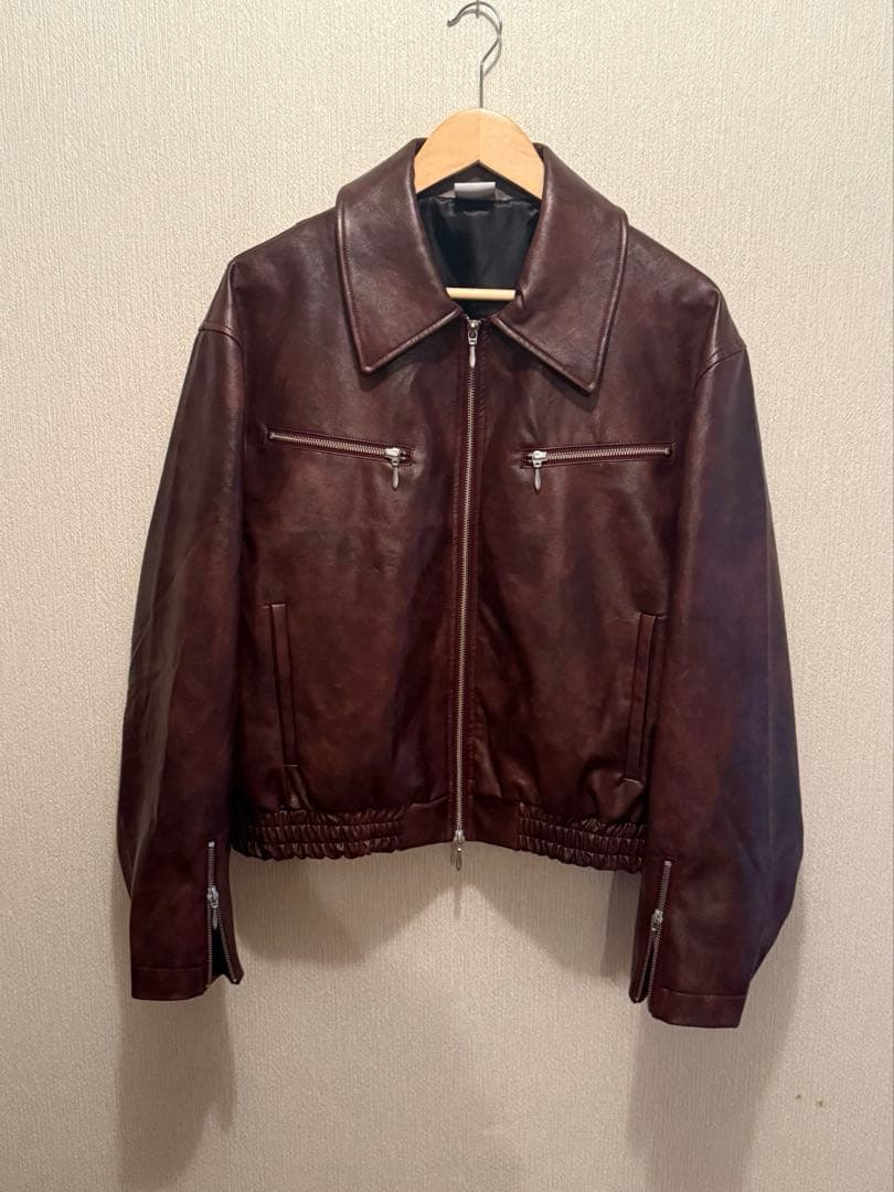 【CS】multi zip faded wash blouson