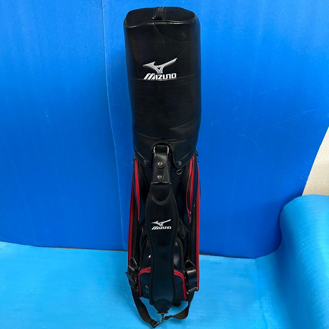 Mizuno ゴルフバッグ 黒/赤3点式ベルト値下げ中！