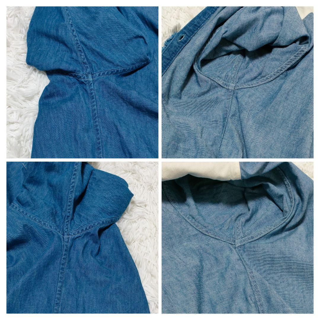UNITED ARROWS　ユナイテッドアローズ　DENIM フリル シャツ