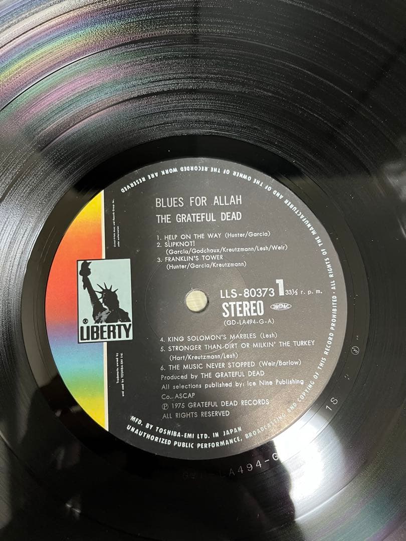 GRATEFUL DEAD/SKULL&ROSEほか　LPレコード3作品セット