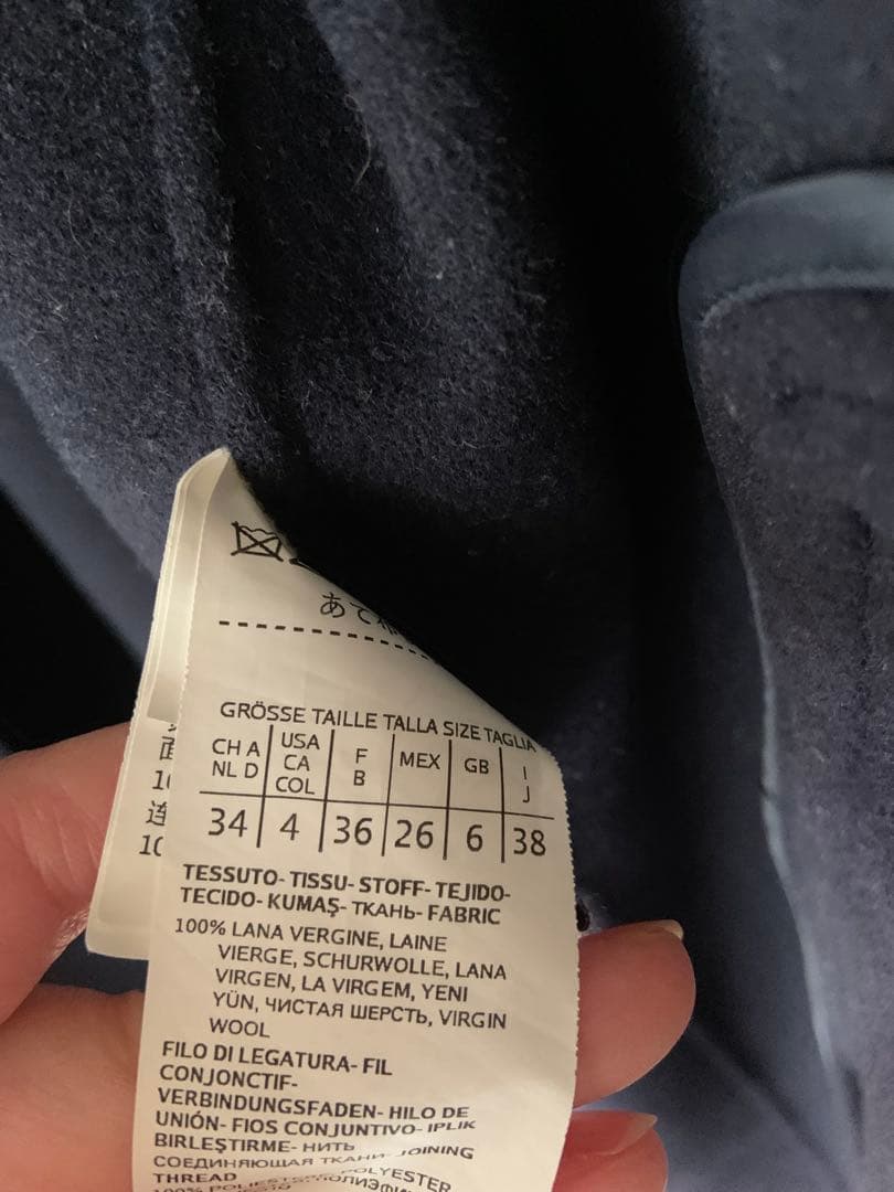 美品 近年 MaxMara マックスマーラ クチートアマーノ コート ウール