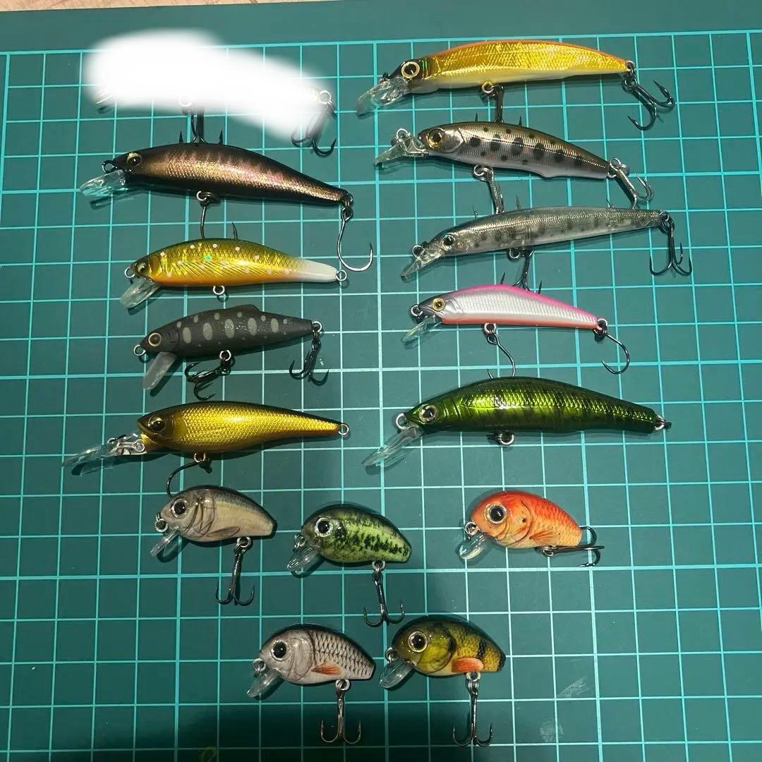 【美品】渓流ミノー14個セット　Dコンパクト　ドラスA2ミノー　雫　211